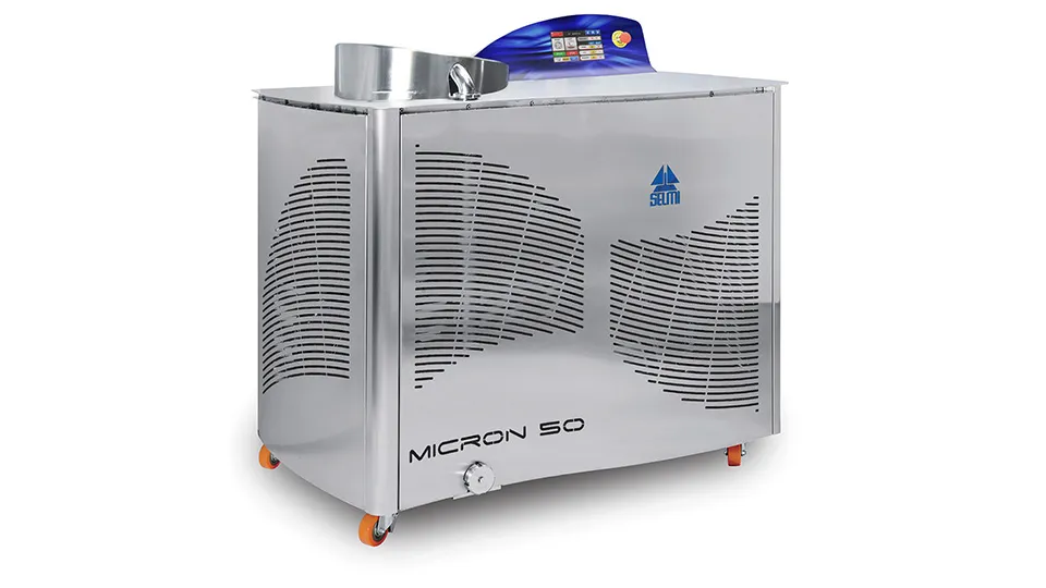 Selmi Micron 50 bilyalı inceltici paslanmaz çelik gövde önden görünüm