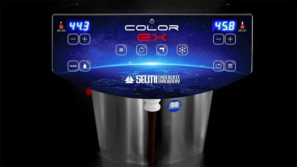 Selmi Color EX temperleme makinesi detay görünüm