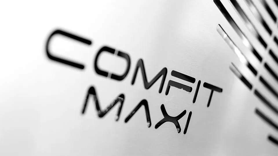 Comfit Maxi draje kaplama makinesi önden görünüm